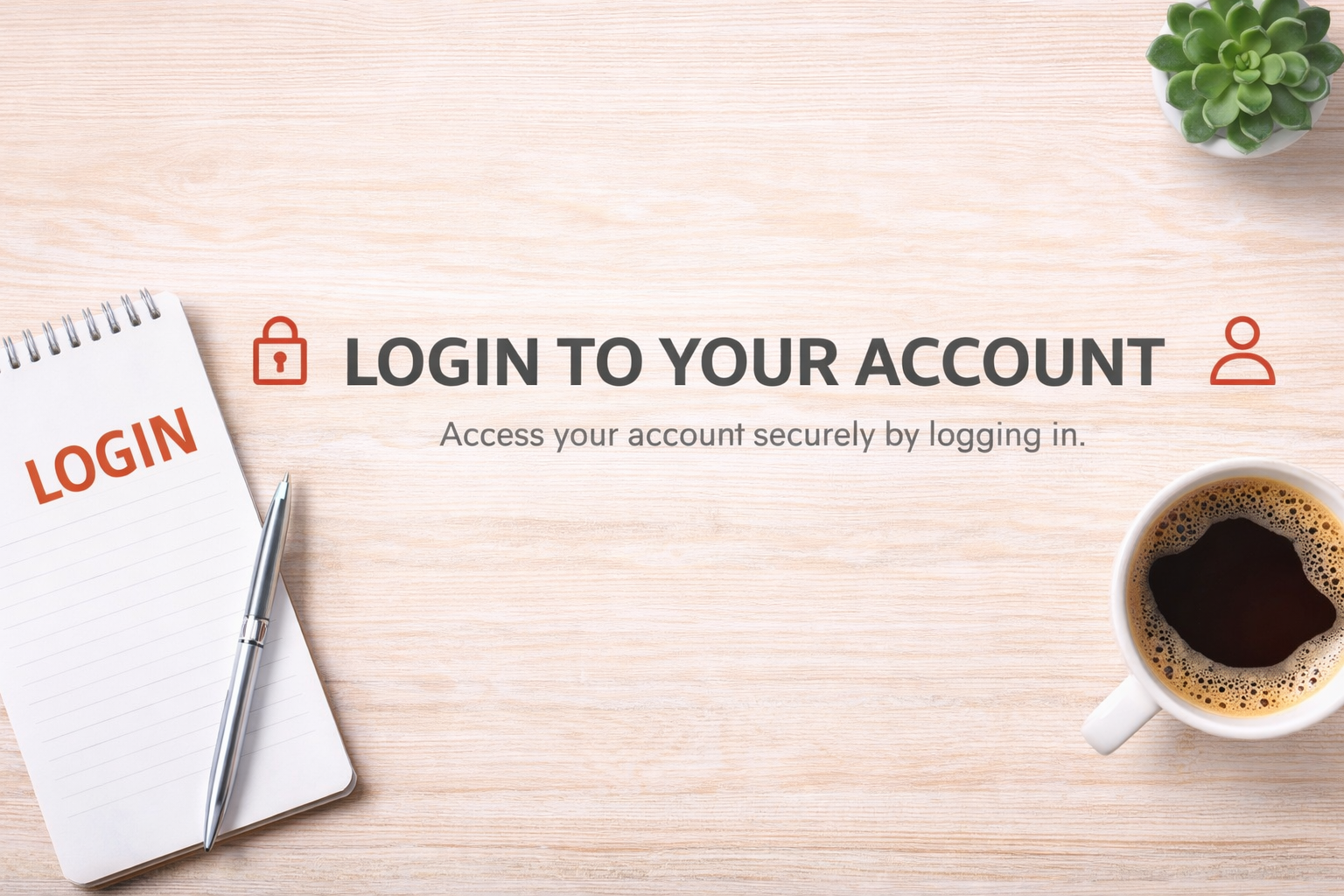 Login to your account